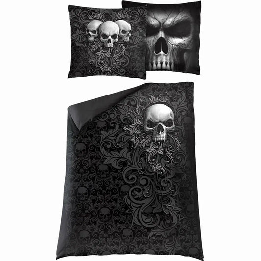 Skull Scroll Dekbedovertrek (1 pers)