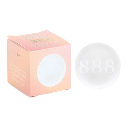 888 Angel Number Kristallen bol - Overvloed