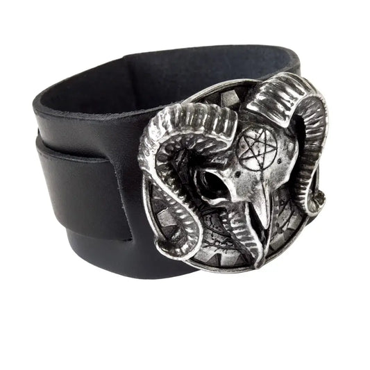 Alchemy - Gears Of Aiwass - Leren Armband