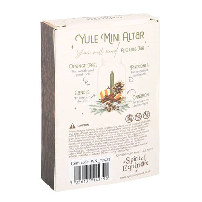 Cedar & Pine Winter Ritual Magic Spell-kaarsen