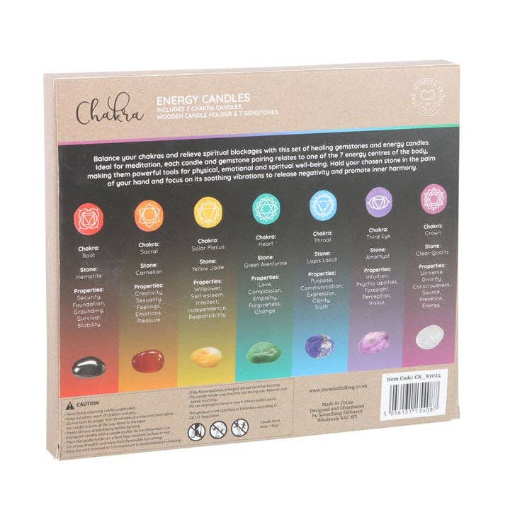 Chakra Energy Cadeauset - Kaars en Kristal