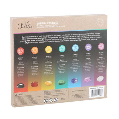 Chakra Energy Cadeauset - Kaars en Kristal