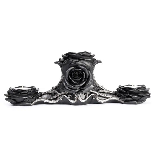 Alchemy - Black Rose - Drievoudige Theelichthouder