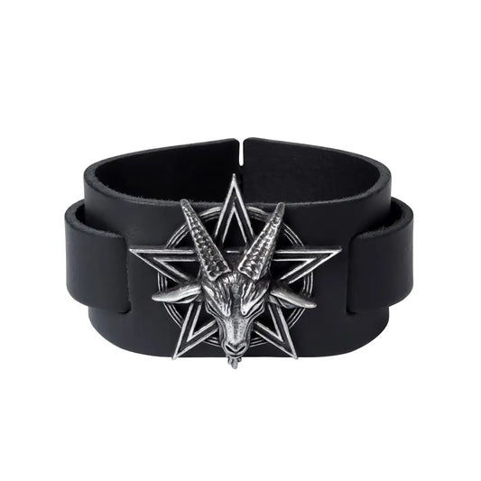 Alchemy - Baphomet - Leren Armband