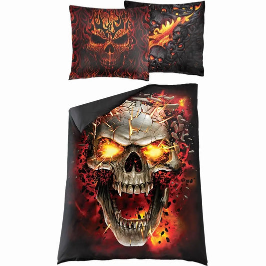 Skull Blast Dekbedovertrek (1 pers)