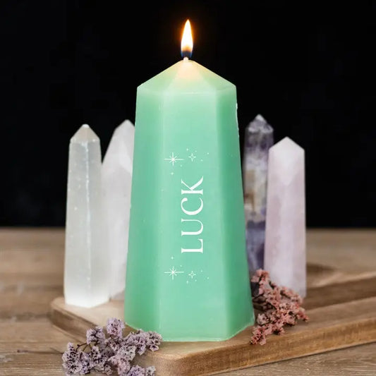 Luck Crystal met ruwe groene aventurijn