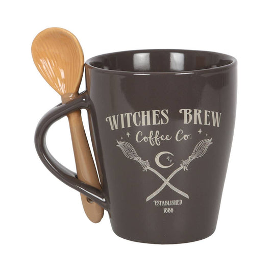 Witches Brew Coffee Co. Halloween mok en lepel