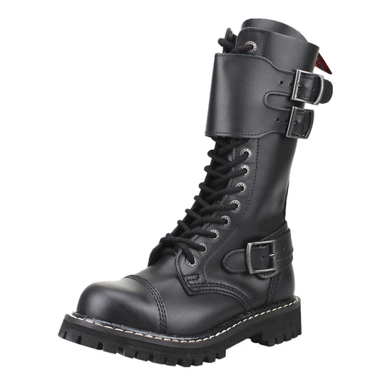 Angry Itch - 14 Eye Leather Plated Ranger