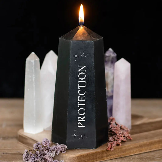 Protection met ruwe zwarte obsidiaan