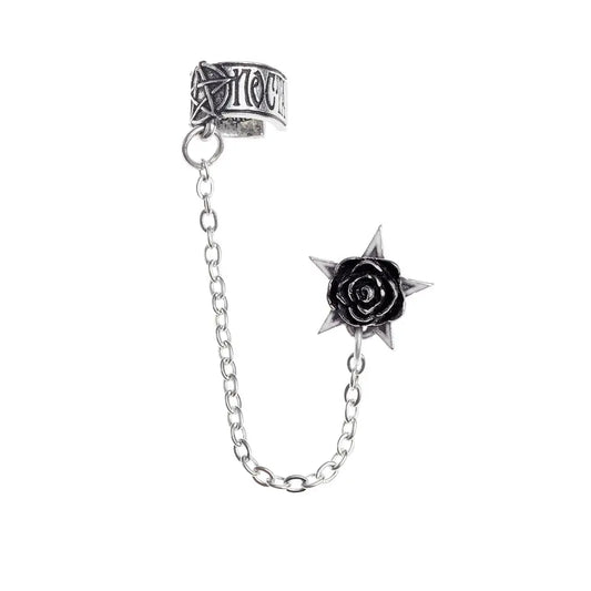 Alchemy - Rosa Nocta (Manchet Stud Oorbel)