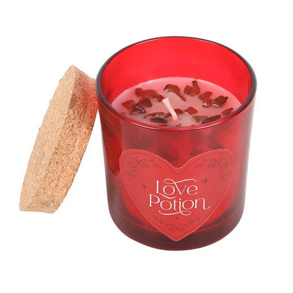 Liefdesdrank Valentijnsdag Kristal Kaars