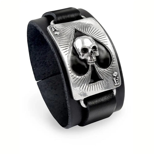 Alchemy - Ace Of Dead Spades - Leren Armband