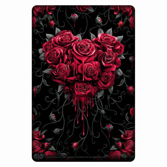 Bleeding Heart Tin Metal
