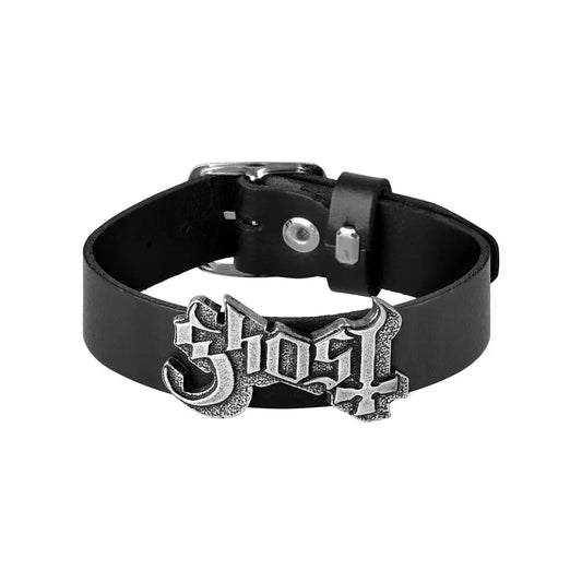 Ghost - Logo - Leren Armband - Alchemy