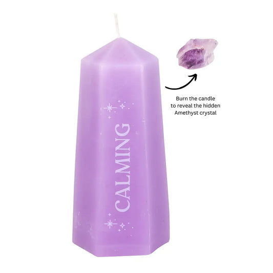 Calming met ruwe amethist