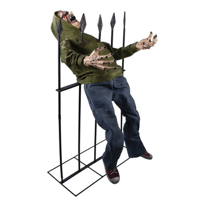 Gespietste Zombie - Animated (140cm)