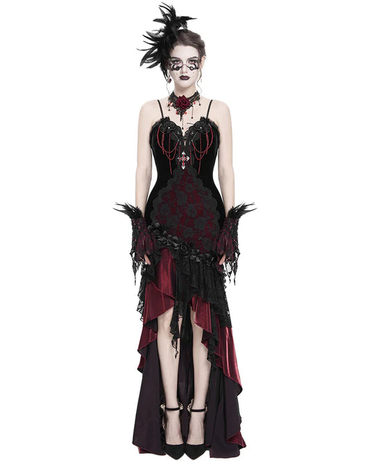 Gothic Muse Red Jurk