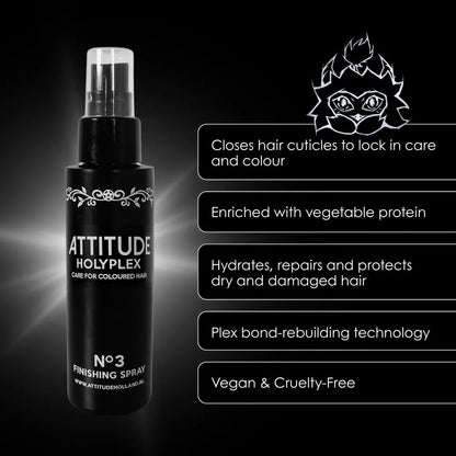 Attitude Hair Dye - Holyplex Intensive Repair Kit - Protect Spray & Mask