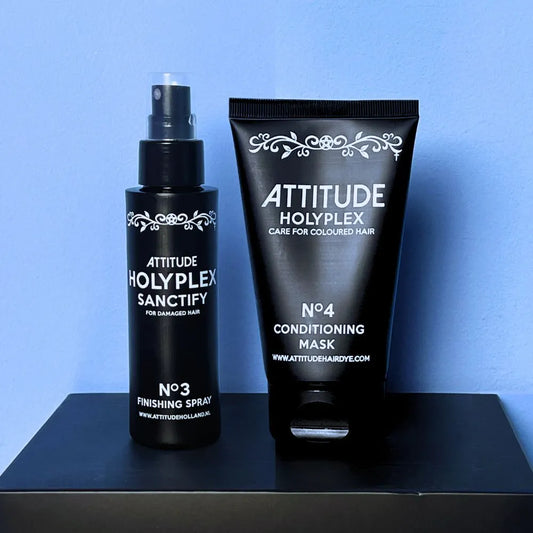 Attitude Hair Dye - Holyplex Intensive Repair Kit - Protect Spray & Mask