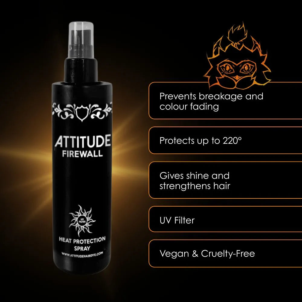Attitude Hair Dye - Firewall Heat Protecting Spray - 200ml