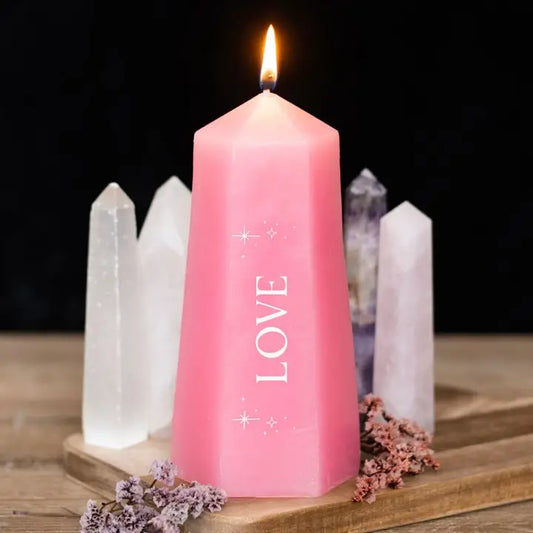 Love Crystal met ruwe rozenkwarts