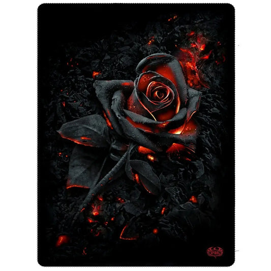 Burnt Rose Fleecedeken