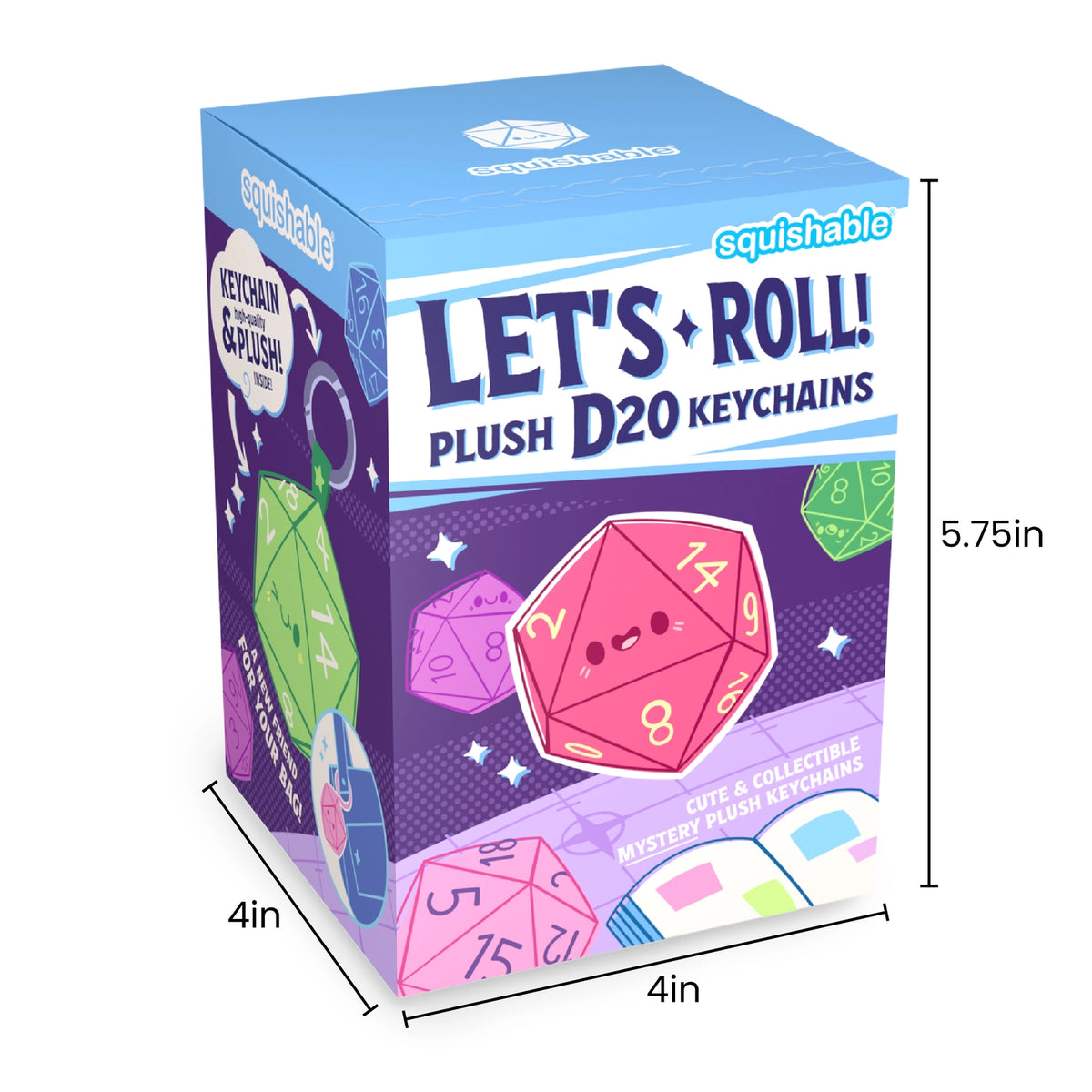 Squishable - D20 Blind Box (S1) - Micro-Sleutelhangers