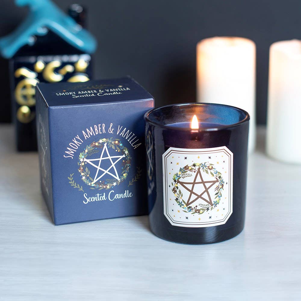 Solstice Krans - Kaars met rokerige amber en vanille