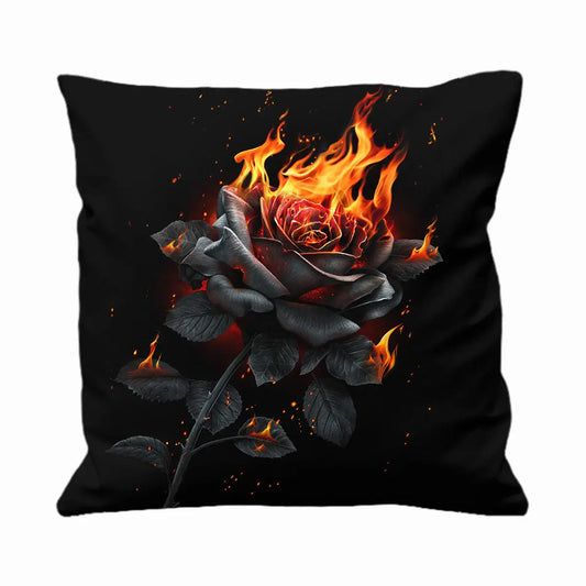 Flaming Rose Kussen