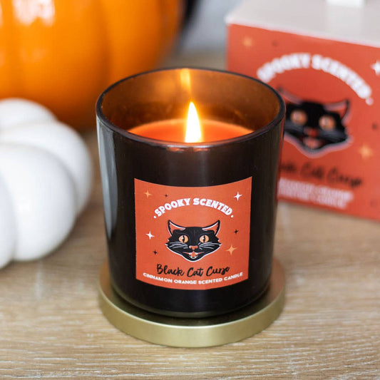Black Cat Curse Cinnamon Halloweenkaars