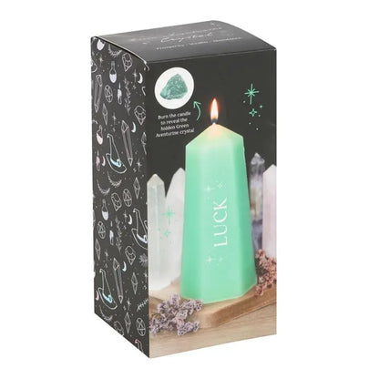 Luck Crystal met ruwe groene aventurijn