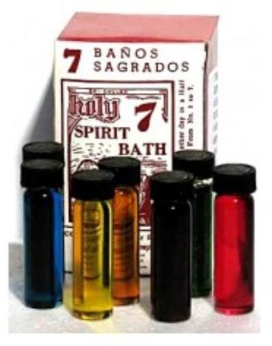 7 Baños Sagrados Rituele Badolie - Set van zeven flesjes badoliën