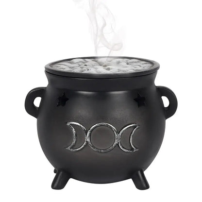 Triple Moon Cauldron Wierookhouder