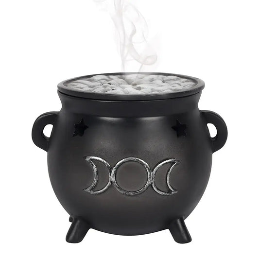 Triple Moon Cauldron Wierookhouder