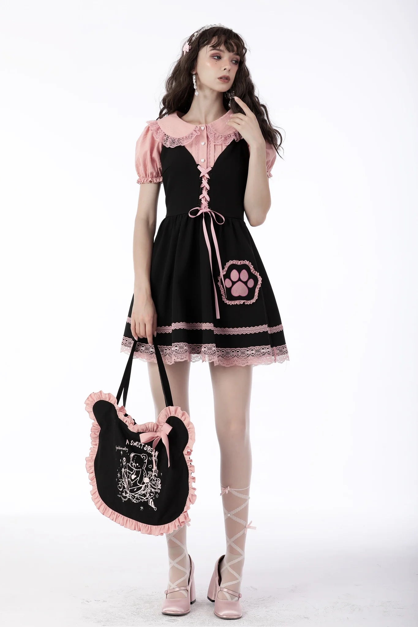 Sweet Lolita Teddy Bear Handtas