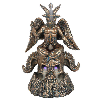 Baphomet LED Backflow Incense brander met verlichting