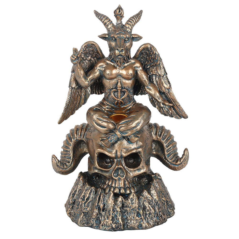 Baphomet LED Backflow Incense brander met verlichting