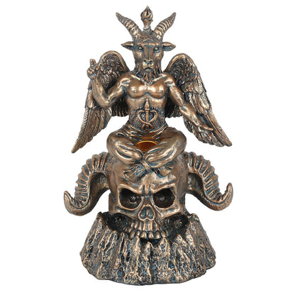 Baphomet LED Backflow Incense brander met verlichting