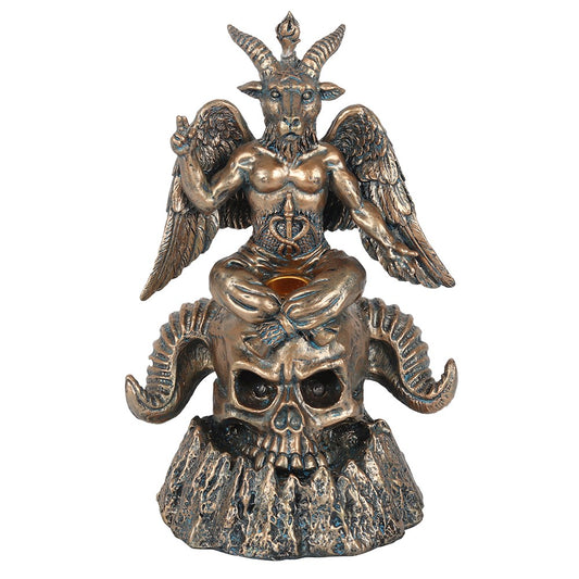 Baphomet LED Backflow Incense brander met verlichting
