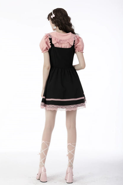 Sweet Lolita Pink Paw Jurk