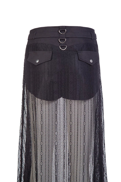 Sagittaria Shorts met Mesh Rok