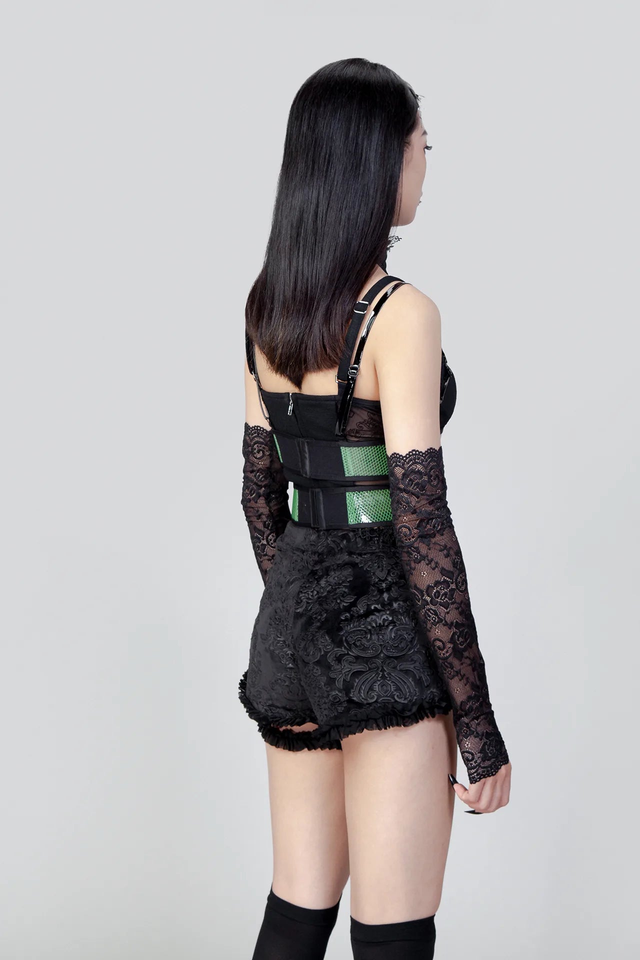 Kinky Cat Harnas Green