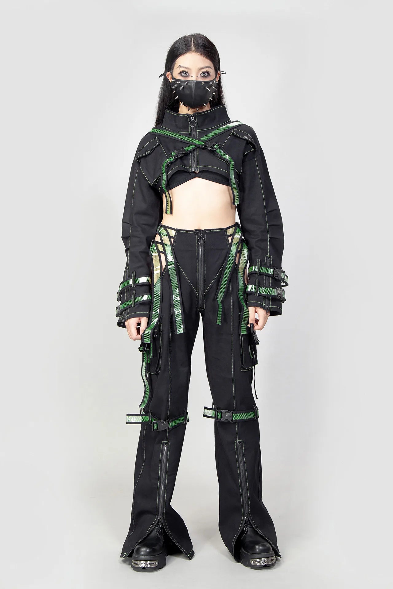 Cyber Doll Red Crop Jas