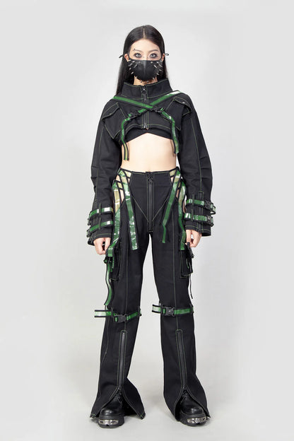 Cyber Doll Red Crop Jas