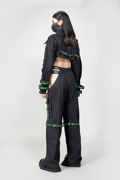 Cyber Doll Red Crop Jas