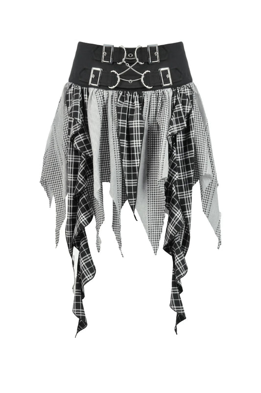 Razorblade Plaid Rok