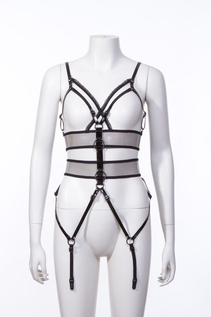 Kinky Cat Harnas Black