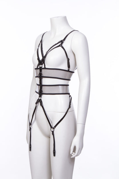 Kinky Cat Harnas Black