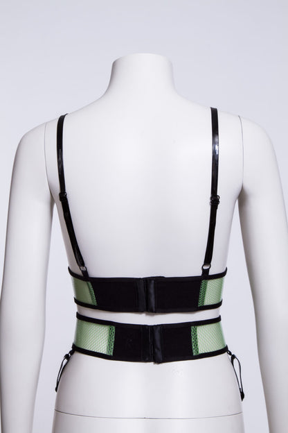 Kinky Cat Harnas Green