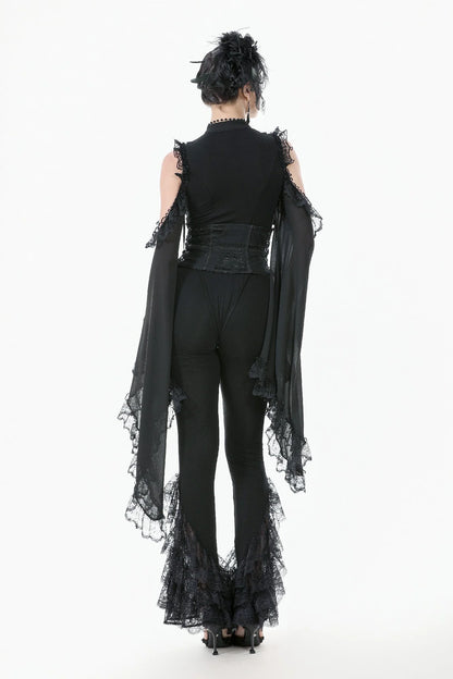 Black Blossom Broek/Leggings